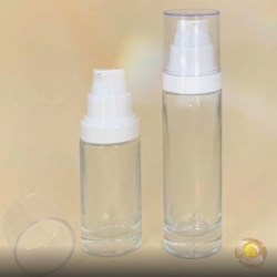 30 ml & 50 ml Glass Bottle with Pump